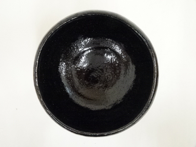 道具 ] - 道具 佐々木松楽造 黒楽茶碗（銘：瑞雲）（前大徳 高橋悦道